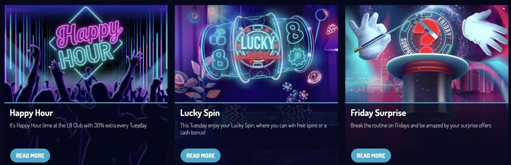 lucky8 bonus